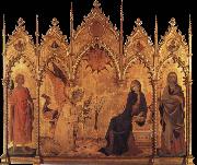 Lippo Memmi Altar of the Annuciation Spain oil painting artist